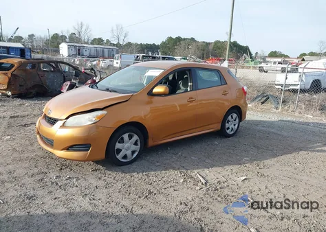 2009 Toyota Matrix z USA, uszkodzony, nr VIN 2T1KU40E89C019558